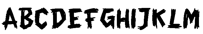 Chiller Mark Font UPPERCASE