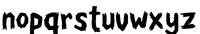 Chiller Mark Font LOWERCASE