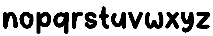 Chilly Candle Font LOWERCASE