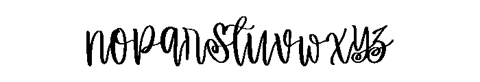 Chilly Month Alt Font LOWERCASE