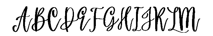 Chilly Month Font UPPERCASE