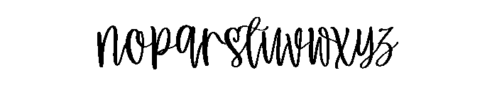 Chilly Month Font LOWERCASE