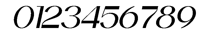 Chimela Italic Font OTHER CHARS