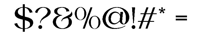 Chimela Regular Font OTHER CHARS