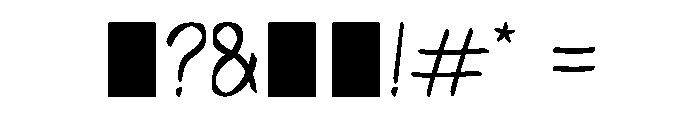 Chinese Takeaway Regular Font OTHER CHARS