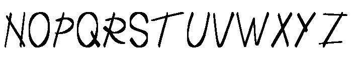 Chinese Takeaway Regular Font UPPERCASE