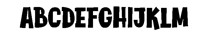Chip Shop Font UPPERCASE