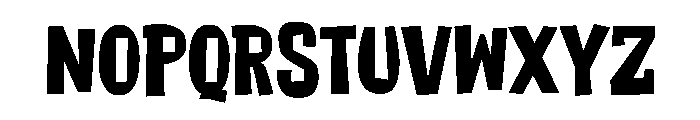Chip Shop Font UPPERCASE
