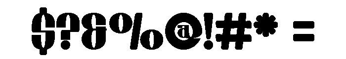Chiper Type Black Font OTHER CHARS