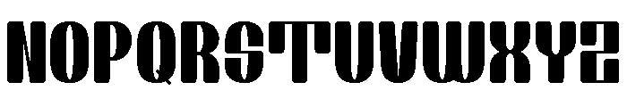 Chiper Type Black Font UPPERCASE
