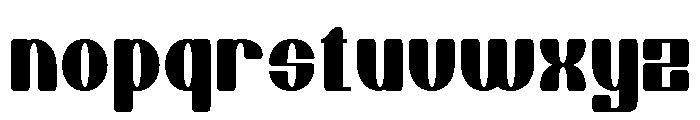 Chiper Type Black Font LOWERCASE