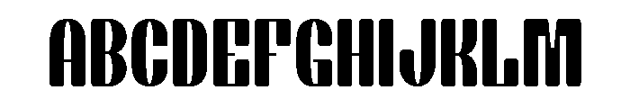 Chiper Type Bold Font UPPERCASE