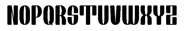 Chiper Type Bold Font UPPERCASE