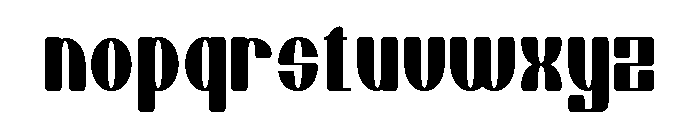Chiper Type Bold Font LOWERCASE