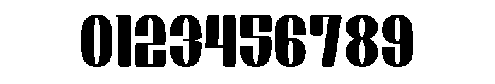 Chiper Type Extra Bold Font OTHER CHARS