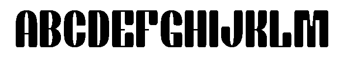 Chiper Type Extra Bold Font UPPERCASE