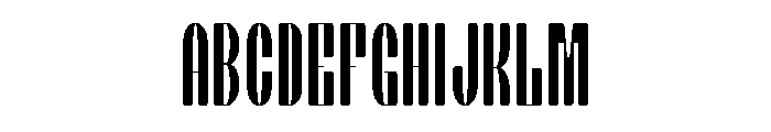 Chiper Type Extra Light Font UPPERCASE