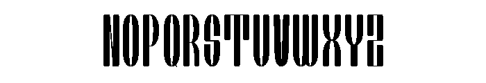 Chiper Type Extra Light Font UPPERCASE