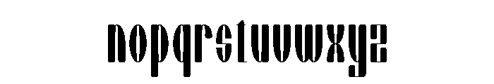 Chiper Type Extra Light Font LOWERCASE