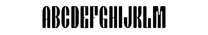 Chiper Type Light Font UPPERCASE