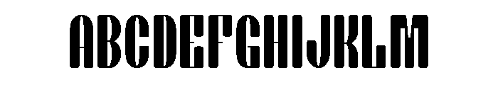Chiper Type Medium Font UPPERCASE
