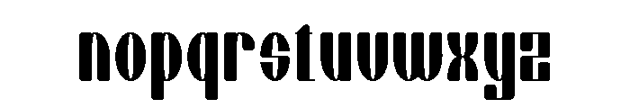 Chiper Type Medium Font LOWERCASE