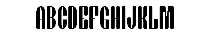 Chiper Type Regular Font UPPERCASE