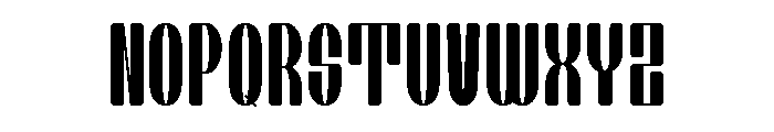 Chiper Type Regular Font UPPERCASE