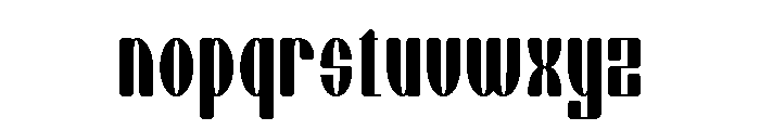 Chiper Type Regular Font LOWERCASE