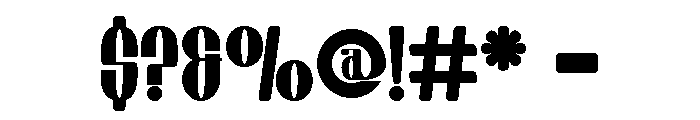 Chiper Type Semi Bold Font OTHER CHARS