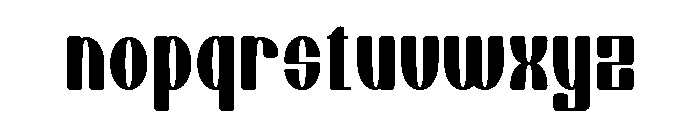 Chiper Type Semi Bold Font LOWERCASE
