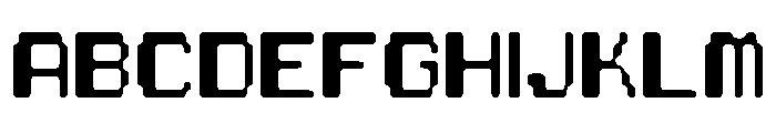 Chiptune Bold Font UPPERCASE