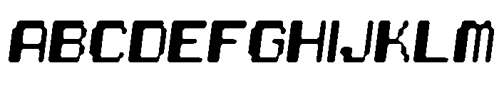 Chiptune BoldItalic Font UPPERCASE