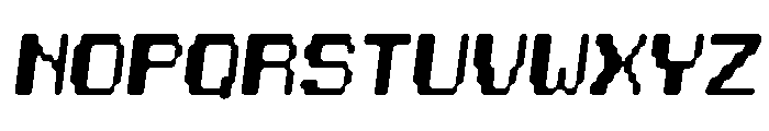 Chiptune BoldItalic Font UPPERCASE