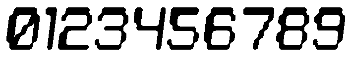 Chiptune Italic Font OTHER CHARS