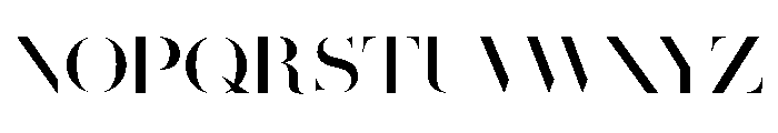 Chique Font UPPERCASE