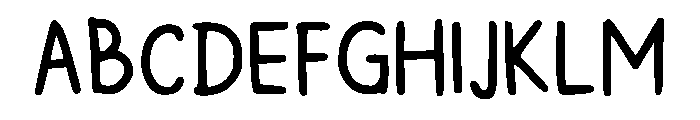 Chironomidae Regular Font UPPERCASE