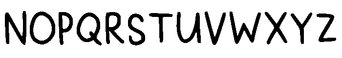 Chironomidae Regular Font UPPERCASE