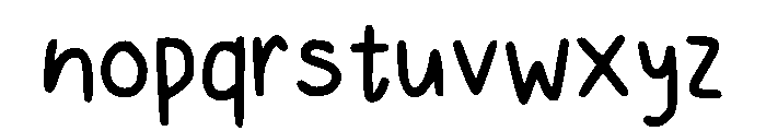 Chironomidae Regular Font LOWERCASE