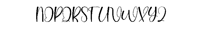 Chirstmas December Font UPPERCASE
