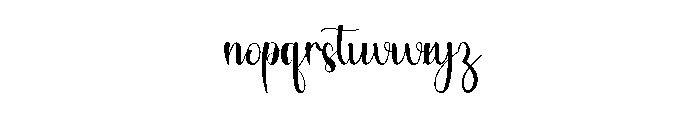 Chirstmas December Font LOWERCASE