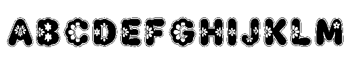 Chive Regular Font UPPERCASE