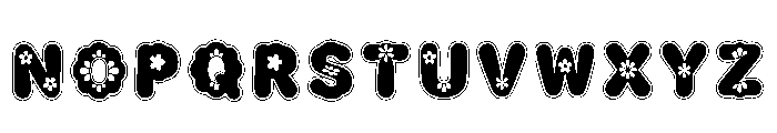 Chive Regular Font UPPERCASE