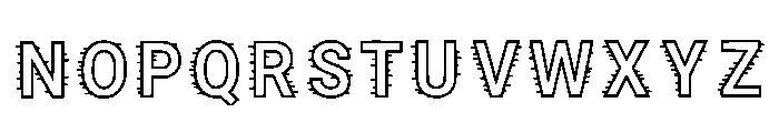 Chlor Regular Font LOWERCASE