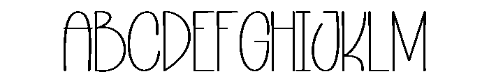 Chocholate Banana Font UPPERCASE