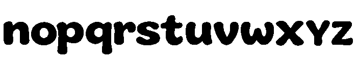 Chock Tagmed Font LOWERCASE