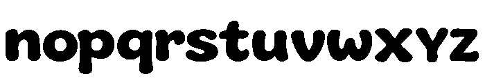ChockTagmed Font LOWERCASE