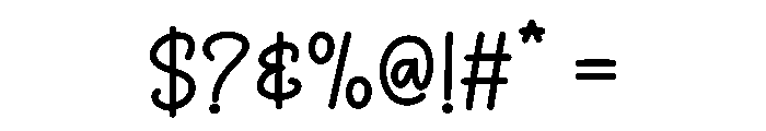 Choco Biscuits Font OTHER CHARS