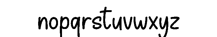 Choco Biscuits Font LOWERCASE