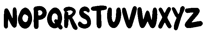 Choco Bounce Font UPPERCASE